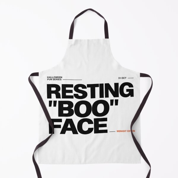 Item preview, Resting Boo Face Funny Halloween Typography designed and sold by zzz888.