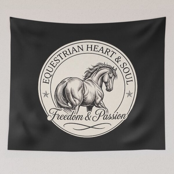 Item preview, Equestrian Heart & Soul – Freedom & Passion Vintage Horse designed and sold by thirtyonestars.