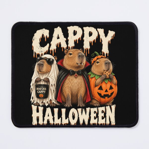 Item preview, Halloween Capybara Trio in Spooky Costume Art designed and sold by anapldv.