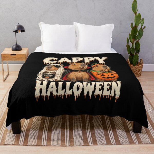 Item preview, Halloween Capybara Trio in Spooky Costume Art designed and sold by anapldv.