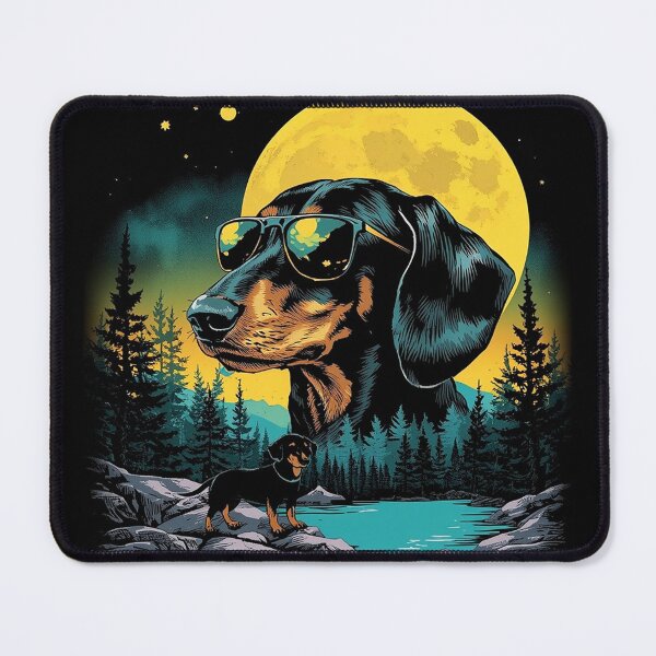 Item preview, Dachshund with sunglasses 90s wildlife designed and sold by aponwao.