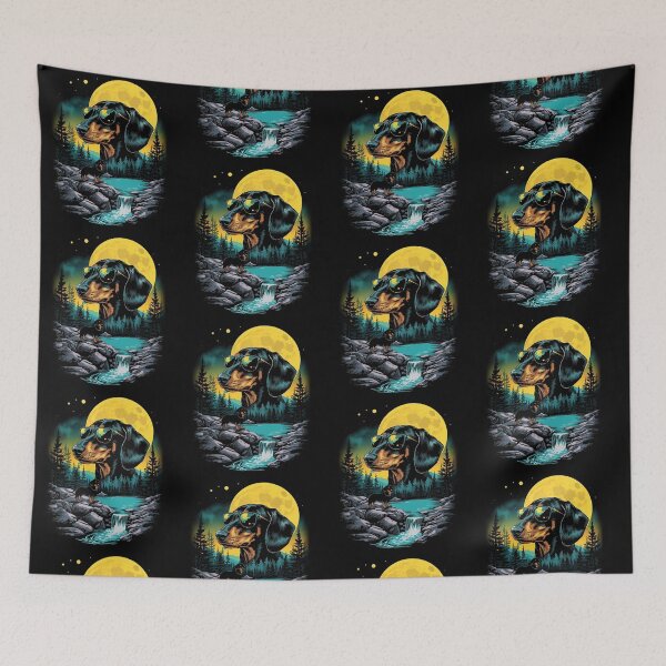 Item preview, Dachshund with sunglasses 90s wildlife designed and sold by aponwao.