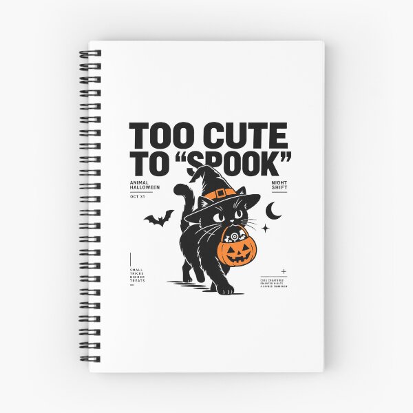 Item preview, Too Cute To Spook Halloween Black Cat designed and sold by zzz888.