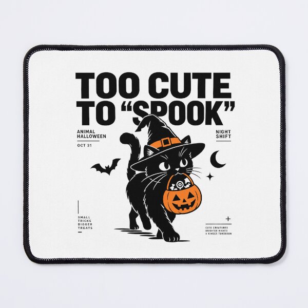 Item preview, Too Cute To Spook Halloween Black Cat designed and sold by zzz888.