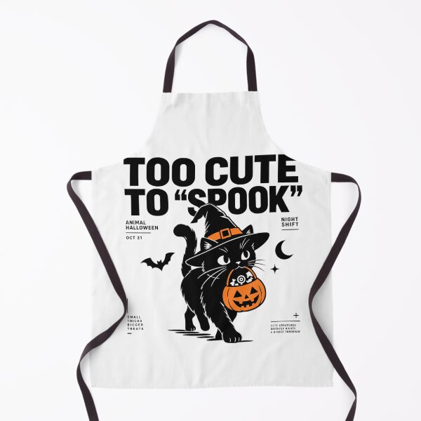 Item preview, Too Cute To Spook Halloween Black Cat designed and sold by zzz888.
