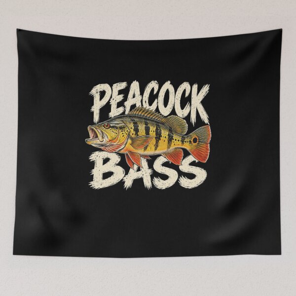 Item preview, Peacock Bass Striking Fish Art for Anglers designed and sold by anapldv.