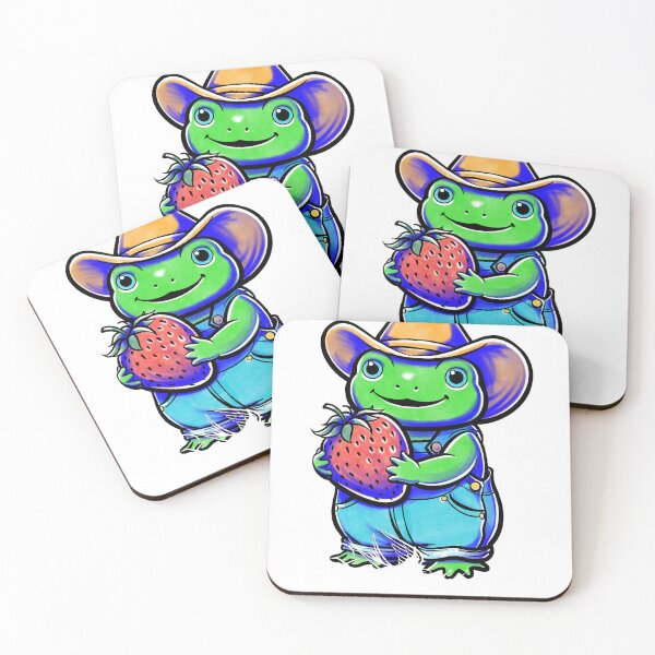 Item preview, Cowboy Frog Strawberry Tee by Storey Art designed and sold by Storey Art.