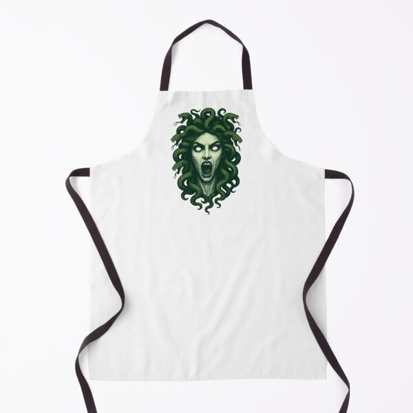 Item preview, Medusa – Green Gorgon Greek Mythology Art designed and sold by xndrlab.