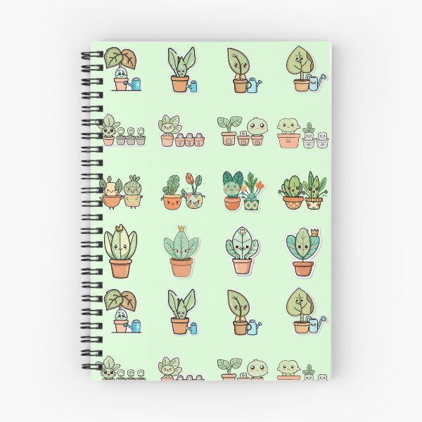 Item preview, Anxious Plant Parent Character Grid Sticker Sheet designed and sold by FashionDollQtr.