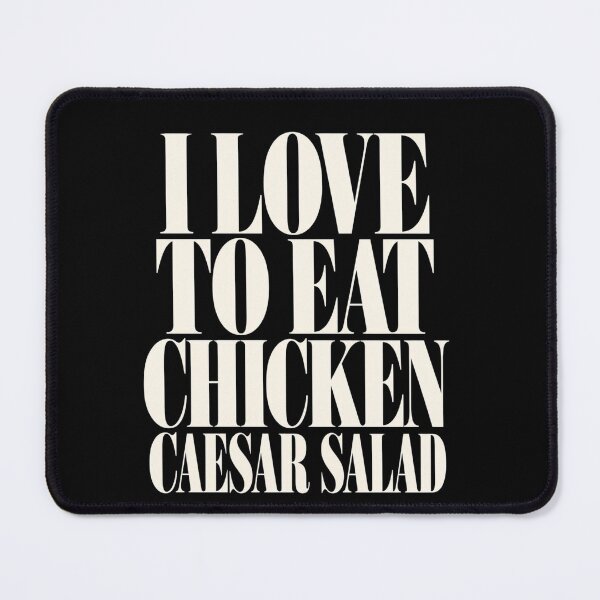 Item preview, Chicken Caesar Salad Bold Vintage Typography Quote designed and sold by anapldv.