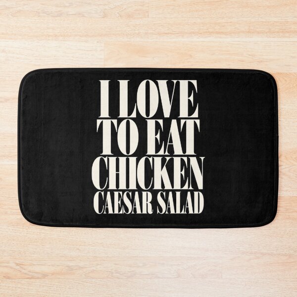 Item preview, Chicken Caesar Salad Bold Vintage Typography Quote designed and sold by anapldv.