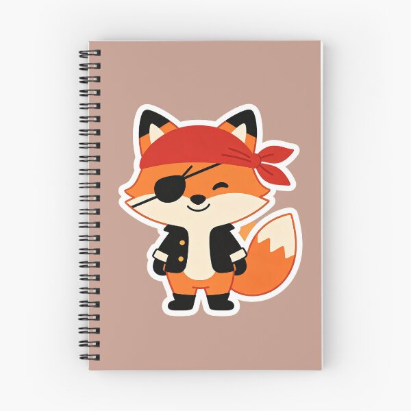 Item preview, pirate fox designed and sold by mixoubraw.