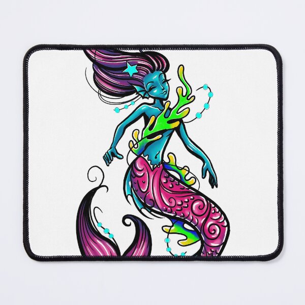 Item preview, Neon Mermaid Tee by Storey Art designed and sold by Storey Art.