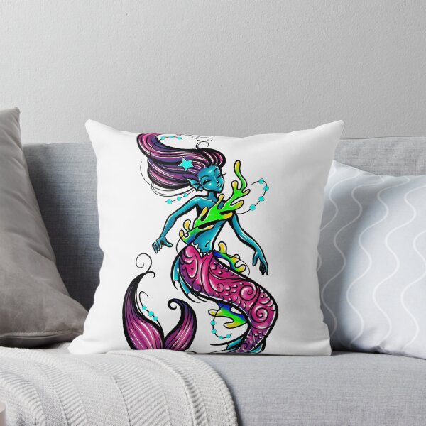 Item preview, Neon Mermaid Tee by Storey Art designed and sold by Storey Art.