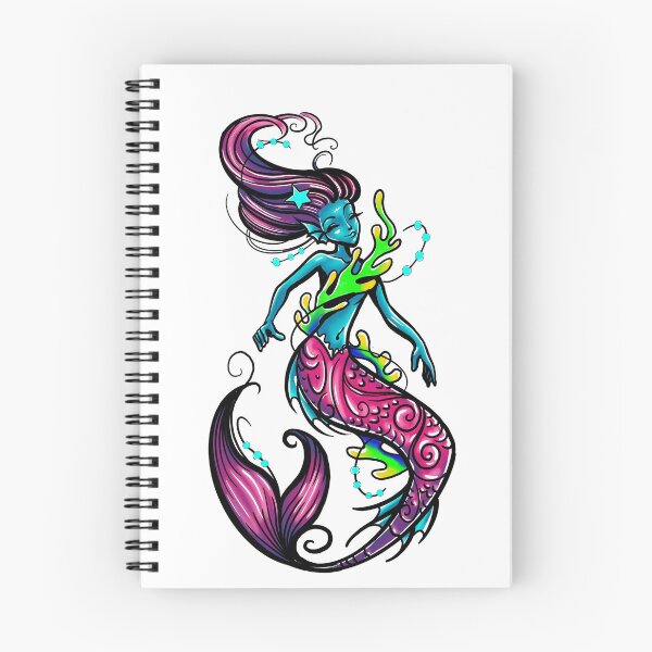 Item preview, Neon Mermaid Tee by Storey Art designed and sold by Storey Art.