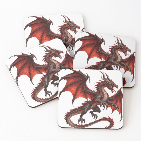 Item preview, Horned Red Dragon designed and sold by Breakfast6776.