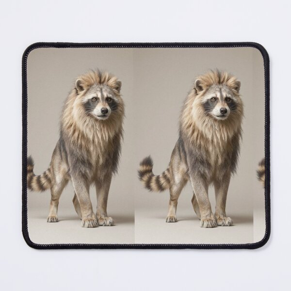 Item preview, The Raccoon Mane – Whimsical Lion Animal Hybrid designed and sold by TreatLLC.