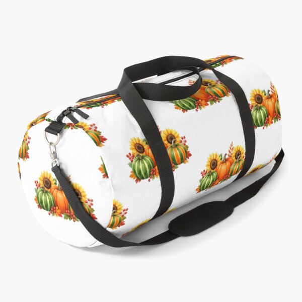 Item preview, Watercolor Autumn Pumpkins, Sunflowers and Berries  designed and sold by silviaol.