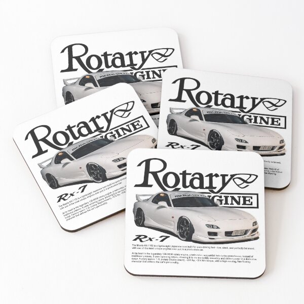 Item preview, Mazda RX-7 FD T-Shirt JDM Rotary Car Enthusiast Design designed and sold by 444WORKS.