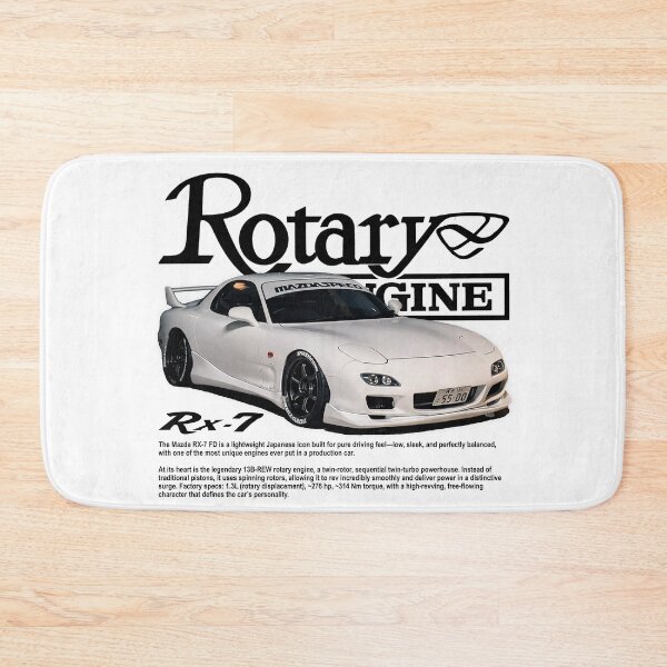 Item preview, Mazda RX-7 FD T-Shirt JDM Rotary Car Enthusiast Design designed and sold by 444WORKS.