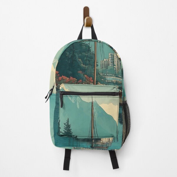 Item preview, Vancouver Washington Vintage Travel Poster | Columbia River Art designed and sold by TuncGK.