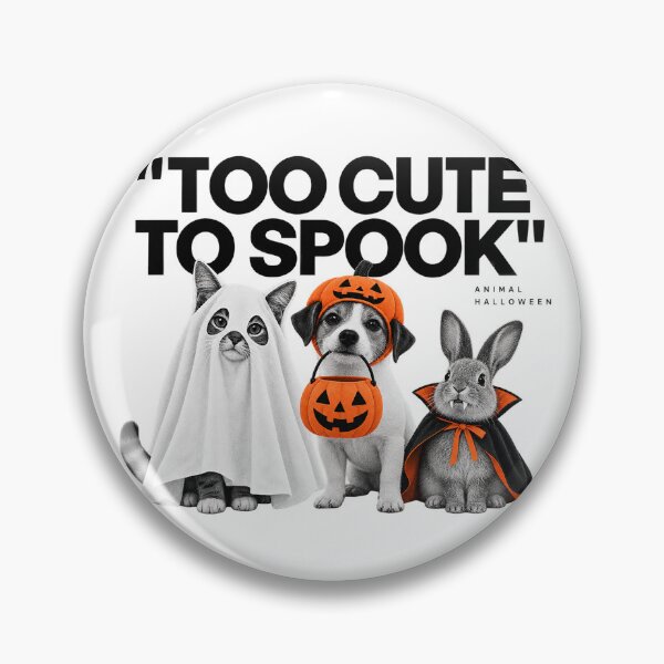 Item preview, Too Cute To Spook Halloween Pets Costume Squad designed and sold by zzz888.