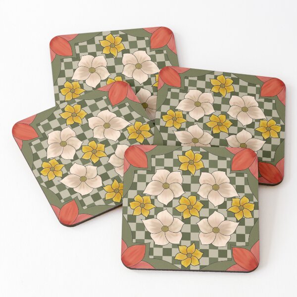 Item preview, Triple Petal ft Gingham - XL designed and sold by AuntieDa360.