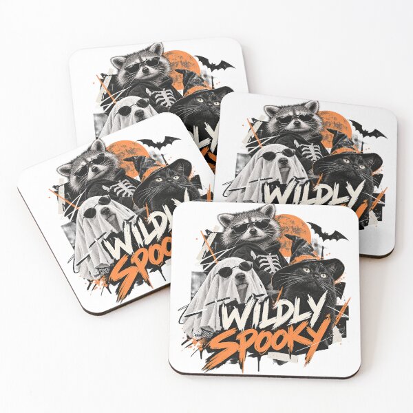 Item preview, Wildly Spooky Halloween Streetwear Animal Crew designed and sold by zzz888.
