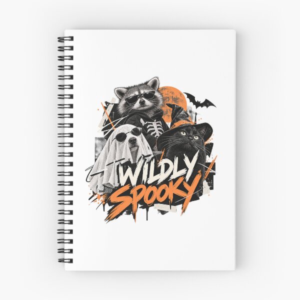 Item preview, Wildly Spooky Halloween Streetwear Animal Crew designed and sold by zzz888.