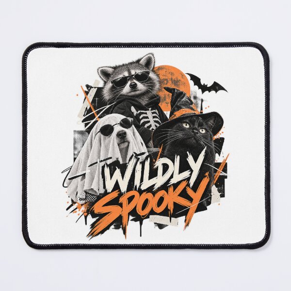 Item preview, Wildly Spooky Halloween Streetwear Animal Crew designed and sold by zzz888.