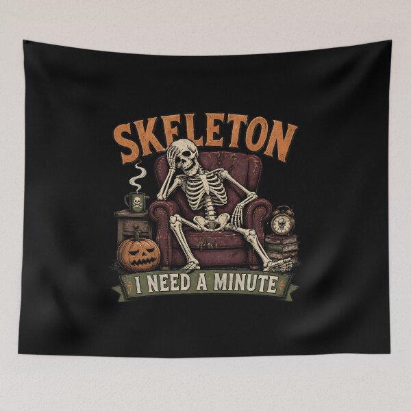 Item preview, Skeleton I Need A Minute designed and sold by LiviuGligoros.