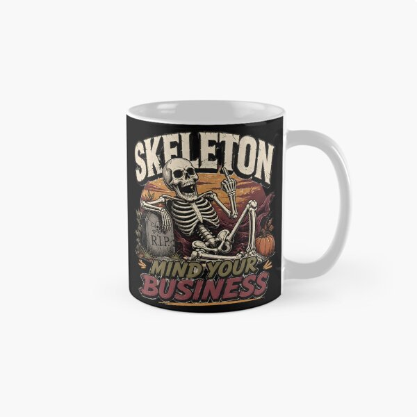 Item preview, Skeleton Mind Your Business designed and sold by LiviuGligoros.