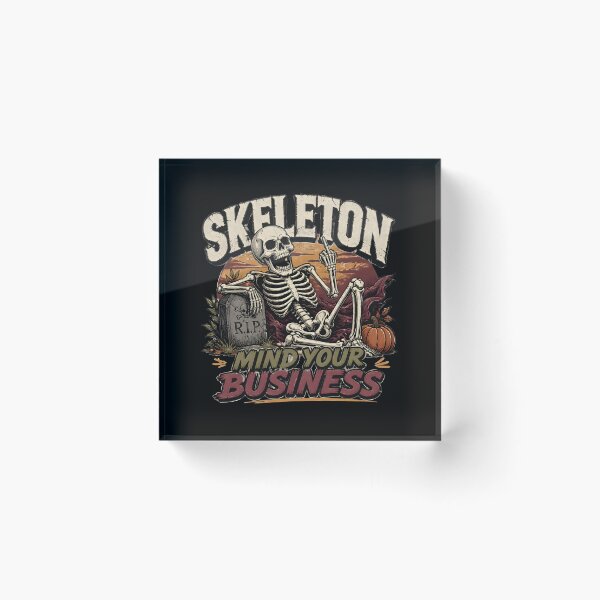 Item preview, Skeleton Mind Your Business designed and sold by LiviuGligoros.