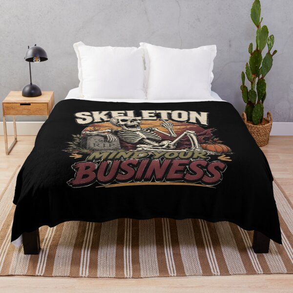 Item preview, Skeleton Mind Your Business designed and sold by LiviuGligoros.