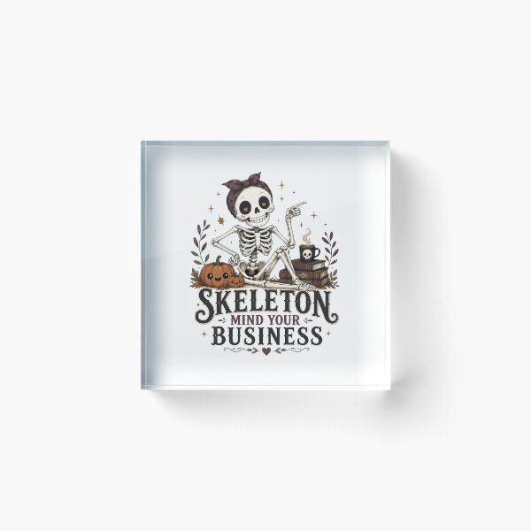 Item preview, Skeleton Mind Your Business designed and sold by LiviuGligoros.