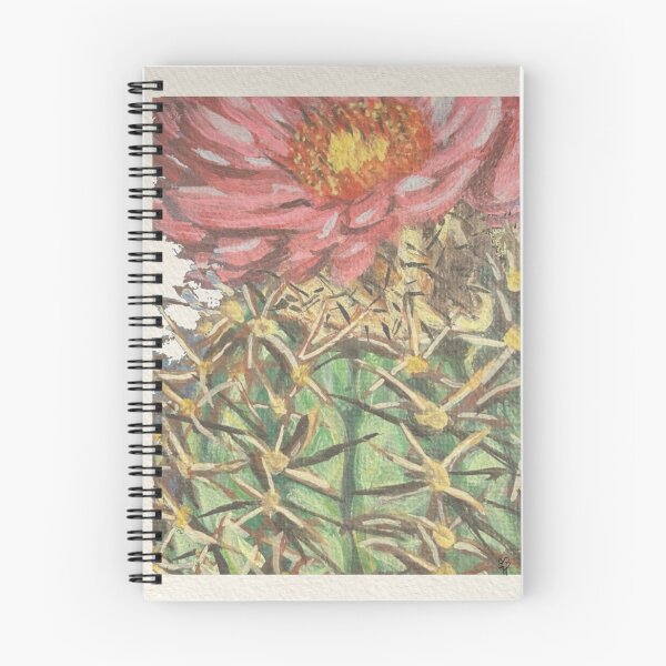 Item preview, Pink Purple Desert Bloom Cactus Illustration designed and sold by The Flourished Art.