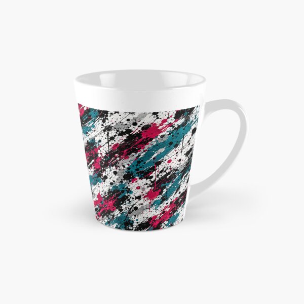 Item preview, Magenta and Teal Splatter Action Abstract Art designed and sold by THE SPLATTERED HAUS BY SAGE BANKS.