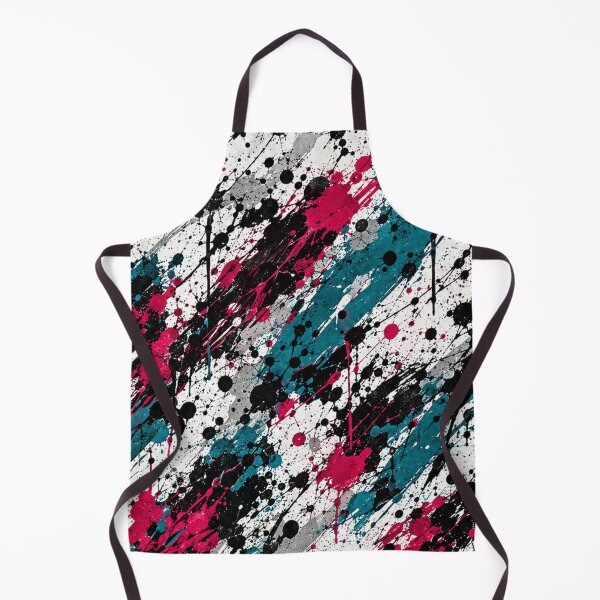 Item preview, Magenta and Teal Splatter Action Abstract Art designed and sold by THE SPLATTERED HAUS BY SAGE BANKS.