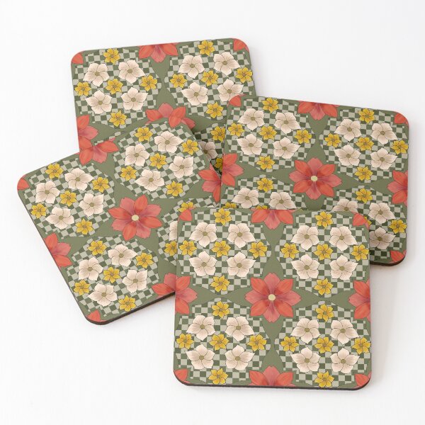 Item preview, Triple Petal ft Gingham - L designed and sold by AuntieDa360.
