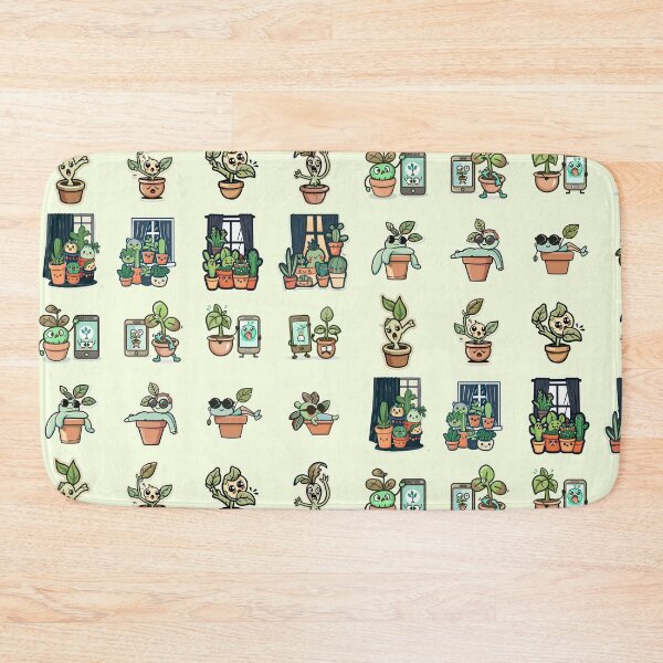Item preview, Plant Life Moments Character Grid Sticker Sheet designed and sold by FashionDollQtr.