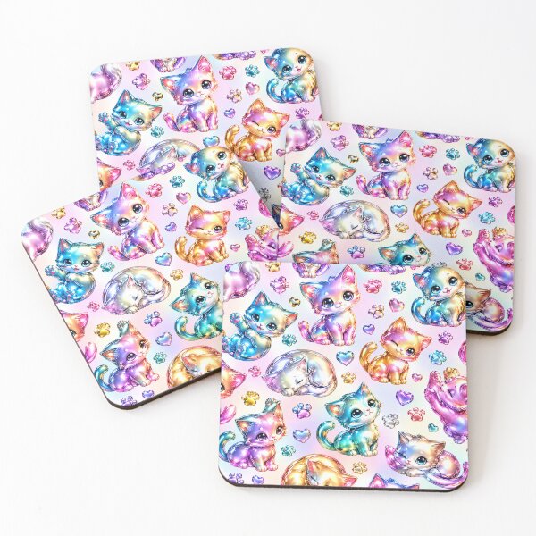 Item preview, Iridescent Metallic Kittens designed and sold by Axokris.