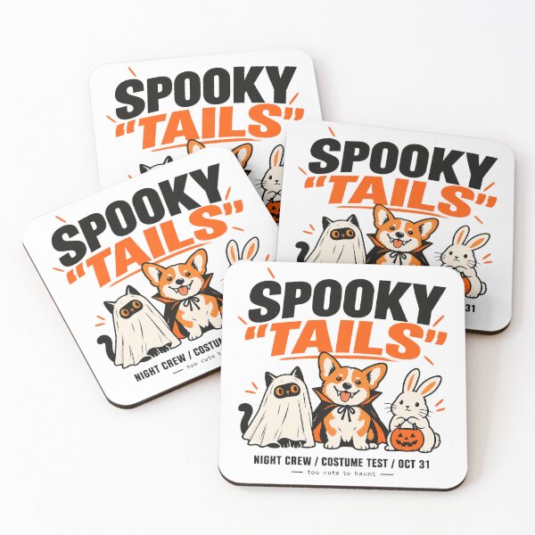 Item preview, Spooky Tails Halloween Pets Costume Squad designed and sold by zzz888.
