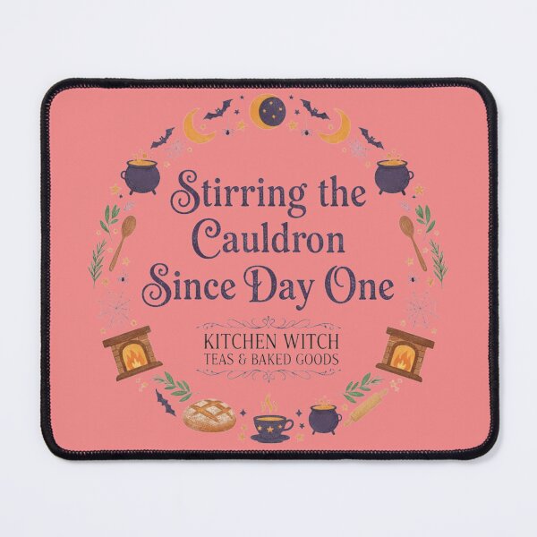 Item preview, Kitchen Witch Cauldron Bakery Graphic designed and sold by Exquisite Design Studio „Paculówka”.