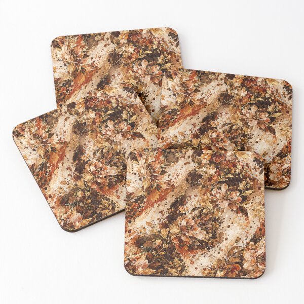 Item preview, Bronze and Copper Autumn Blossom Mixed Media Art designed and sold by THE SPLATTERED HAUS BY SAGE BANKS.