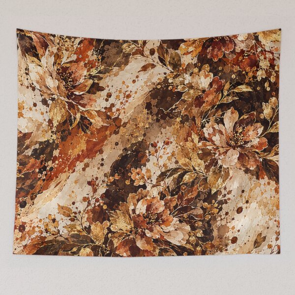 Item preview, Bronze and Copper Autumn Blossom Mixed Media Art designed and sold by THE SPLATTERED HAUS BY SAGE BANKS.