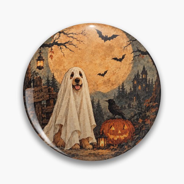 Item preview, Halloween Golden Retriever designed and sold by Petsthetic.