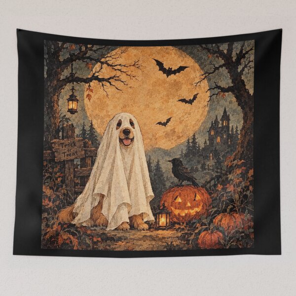 Item preview, Halloween Golden Retriever designed and sold by Petsthetic.