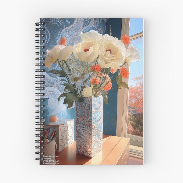 Item preview, White Rose on Blue designed and sold by Katherine Anne Michelle Minerva.