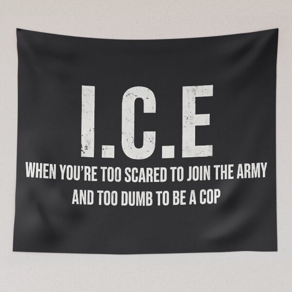 Item preview, ICE When You're Too Scared To Join The Army designed and sold by HowToCanadian.