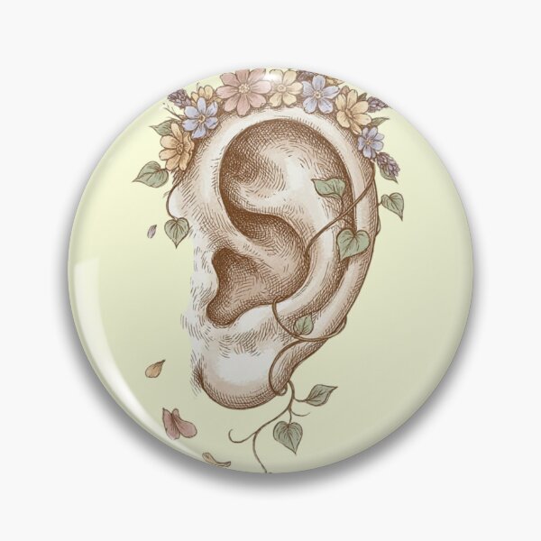 Item preview, Ear with flowers designed and sold by BiaSMartins.